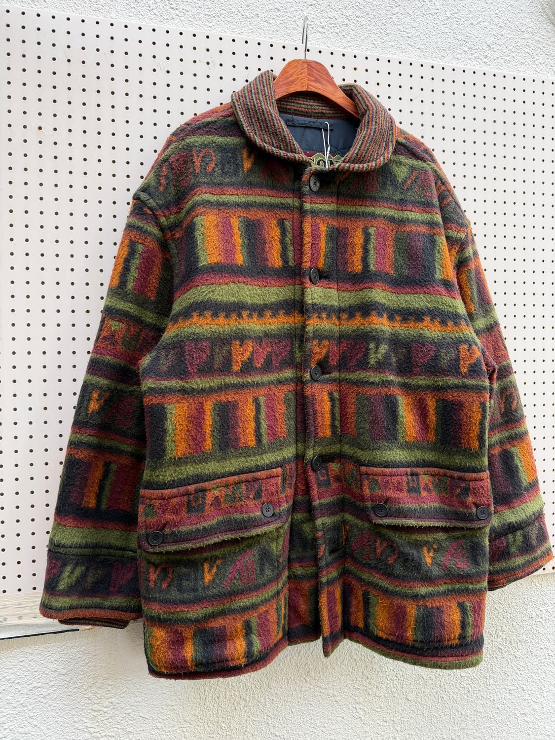 1990s MISSONI SPORT AZTEC WOOL 미쏘니스포츠자켓 상품이미지4