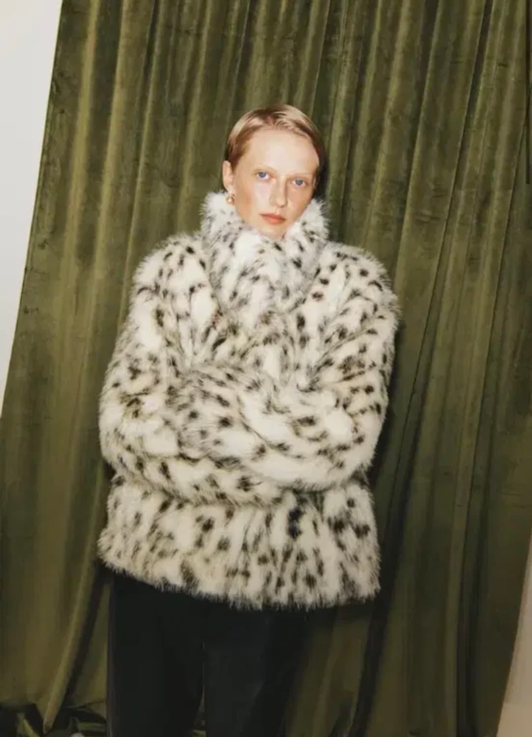 Ore 레오파드 퍼 자켓 상품이미지1