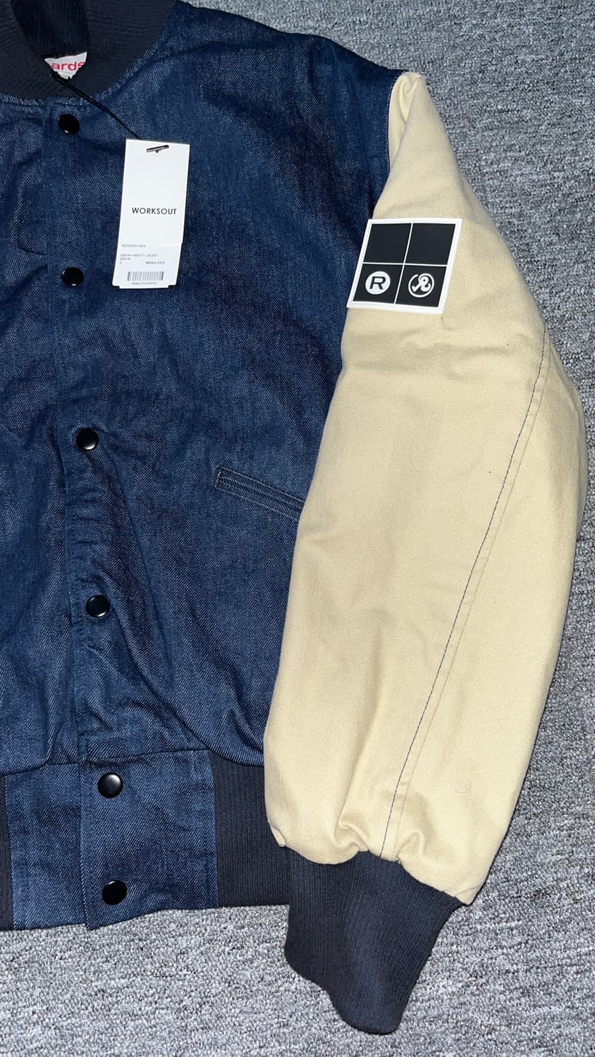 Richardson denim varsity jacket (S) 상품이미지3