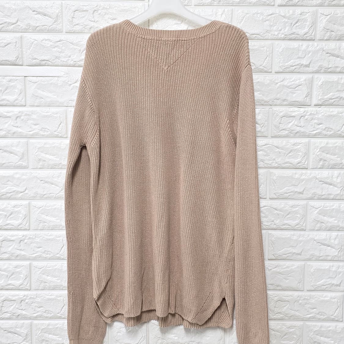 택포) 타미힐피거 베이지 니트 M 상품이미지4