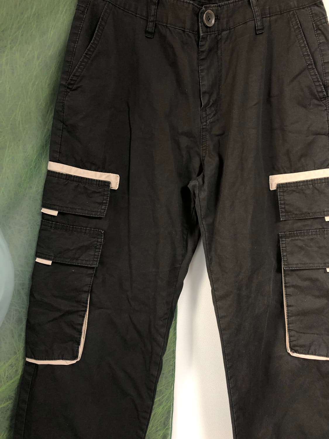 빈티지 카고 배색 팬츠 상품이미지2