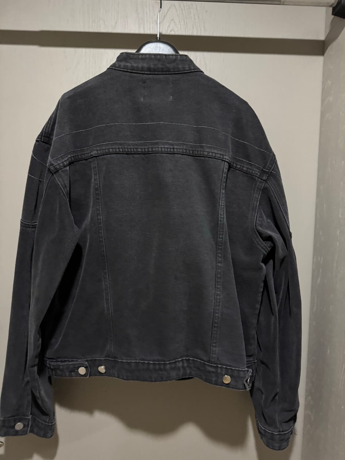 비엑세스 luce garment 디컨스트럭티드 데님 자켓 L 상품이미지3