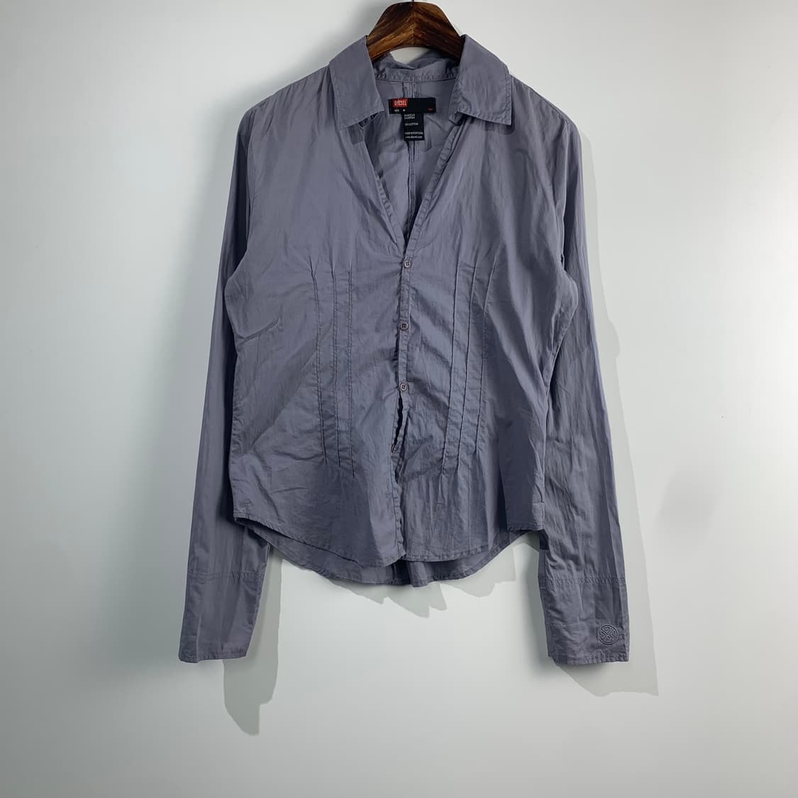 디젤 00a 핀턱 솔리드 셔츠 상품이미지2