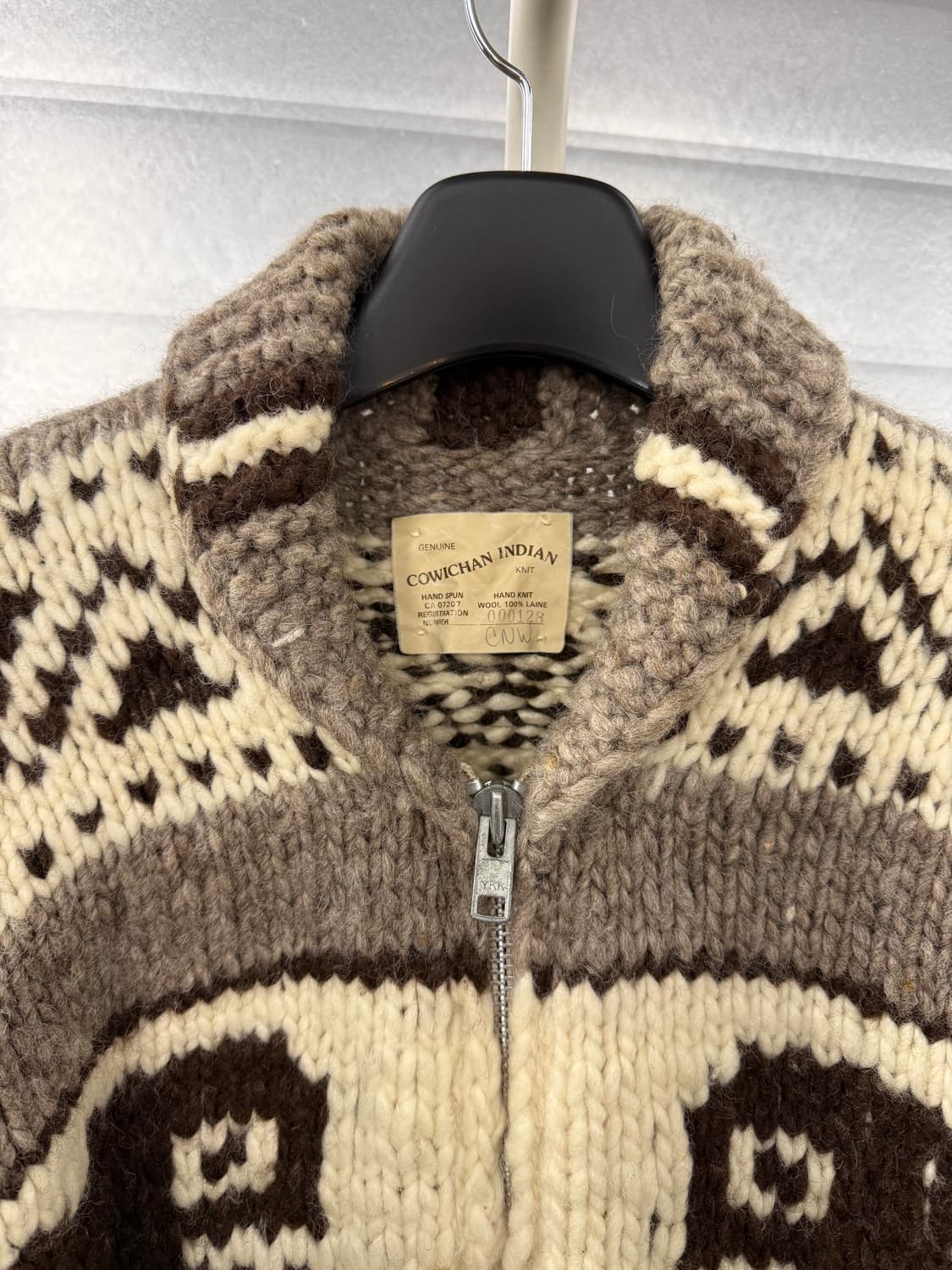 COWICHAN INDIAN 캐나다 코위찬 인디언 스웨터 자켓  상품이미지3