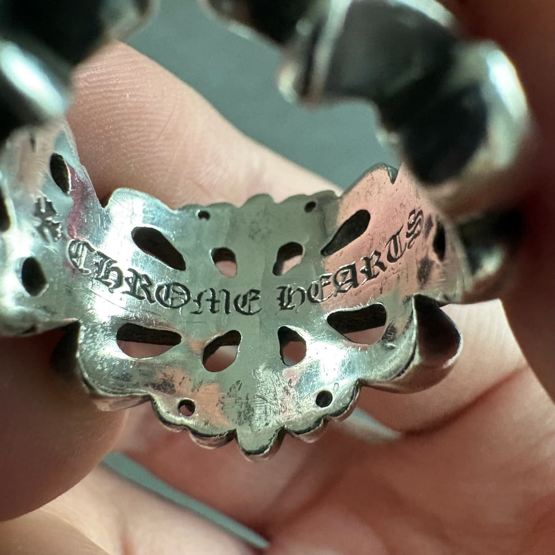 크롬하츠 더블 플로랄 링 us 9.5 반지 상품이미지4