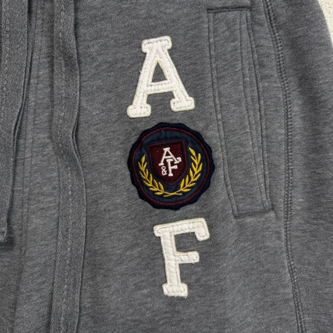 ABERCROMBIE & FITCH AF 와팬 자수 숏팬츠 XS 상품이미지2