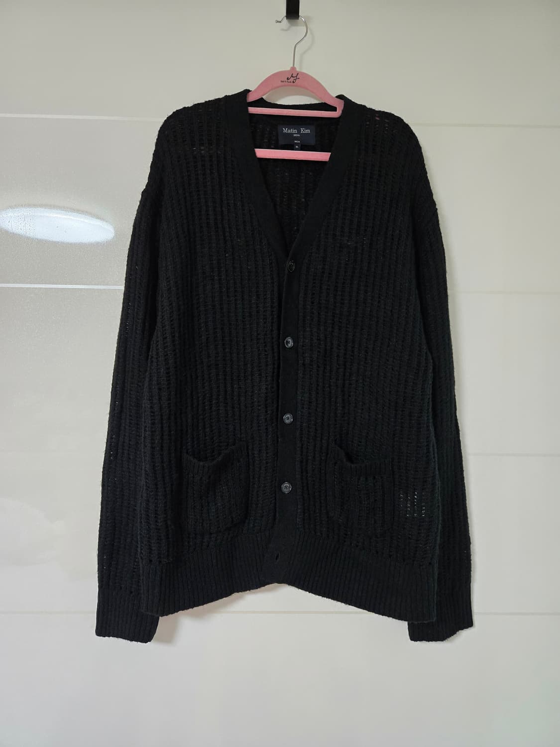 마뗑킴 블랙 니트 가디건 상품이미지1