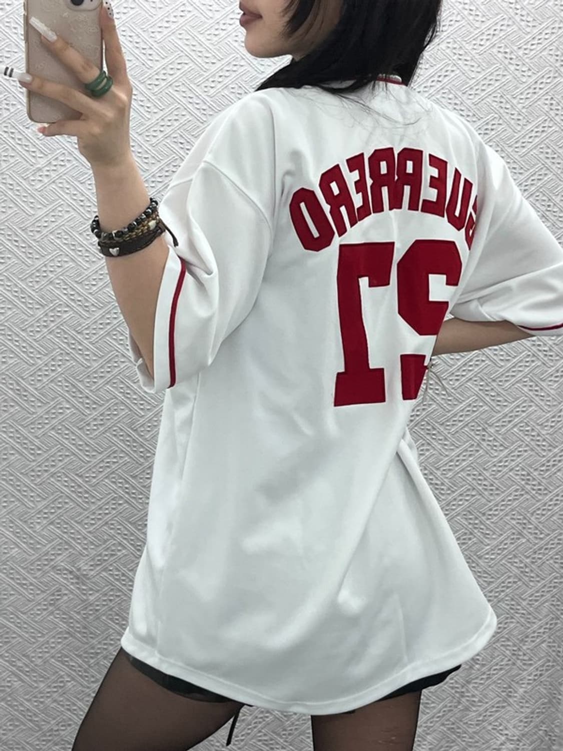 러셀 LA에인절스 홈 유니폼 져지 반팔티 L C10996 상품이미지2