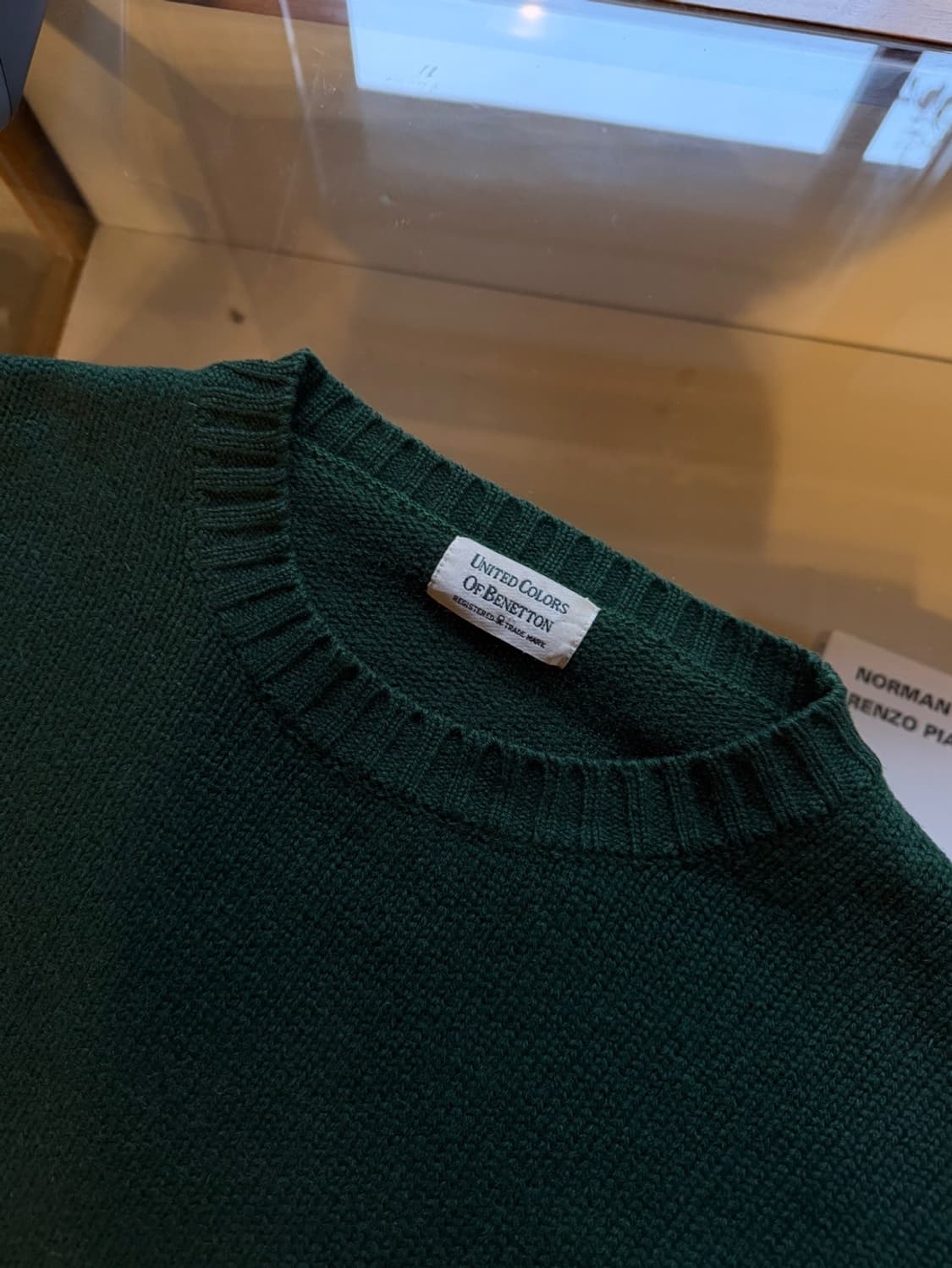 베네통 램스울 니트 100 상품이미지7