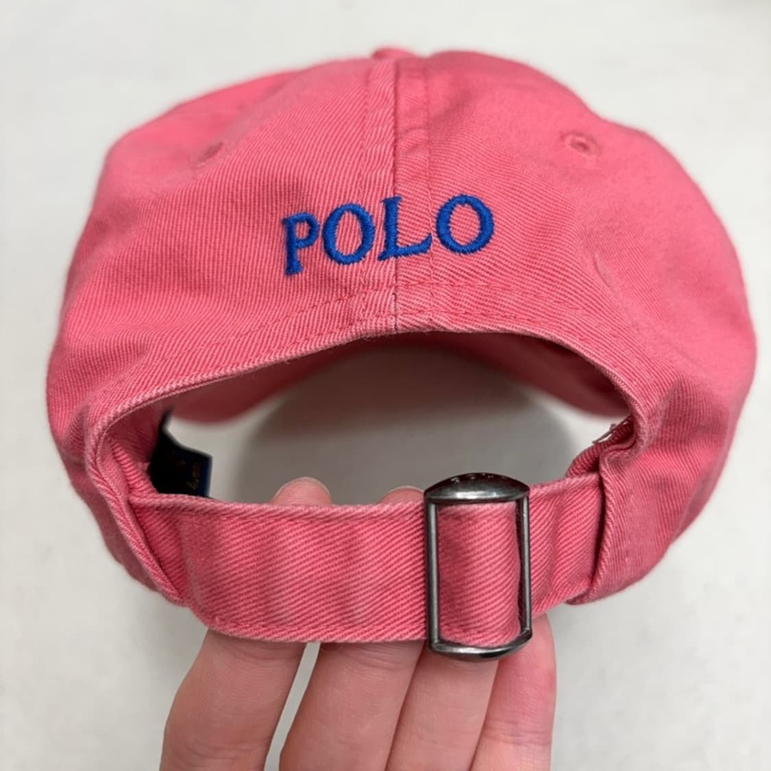 POLO 코튼 치노 베이스볼 캡 핑크 상품이미지4