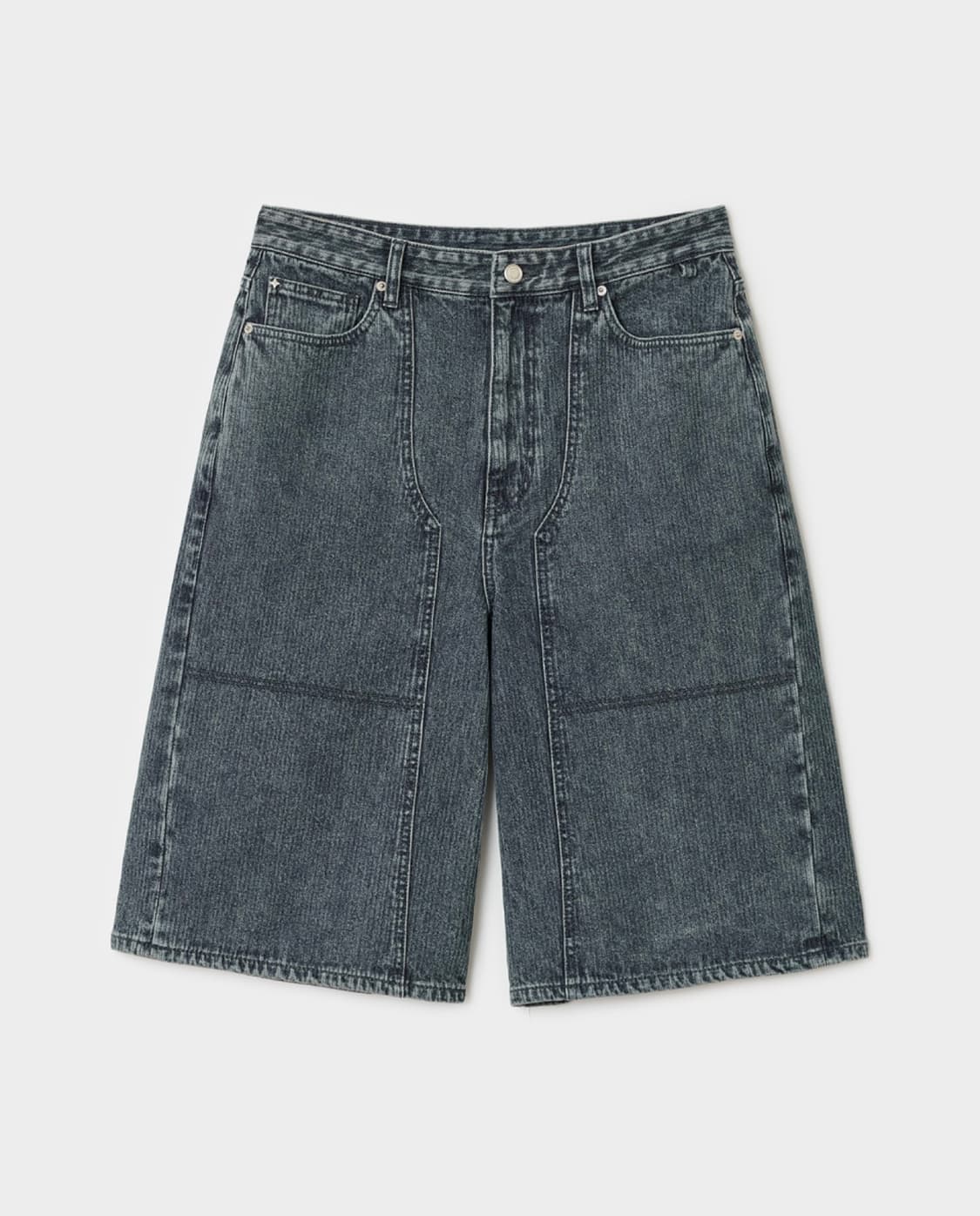 벨리에 트루 와이드 버뮤다 데님팬츠 34사이즈 상품이미지1