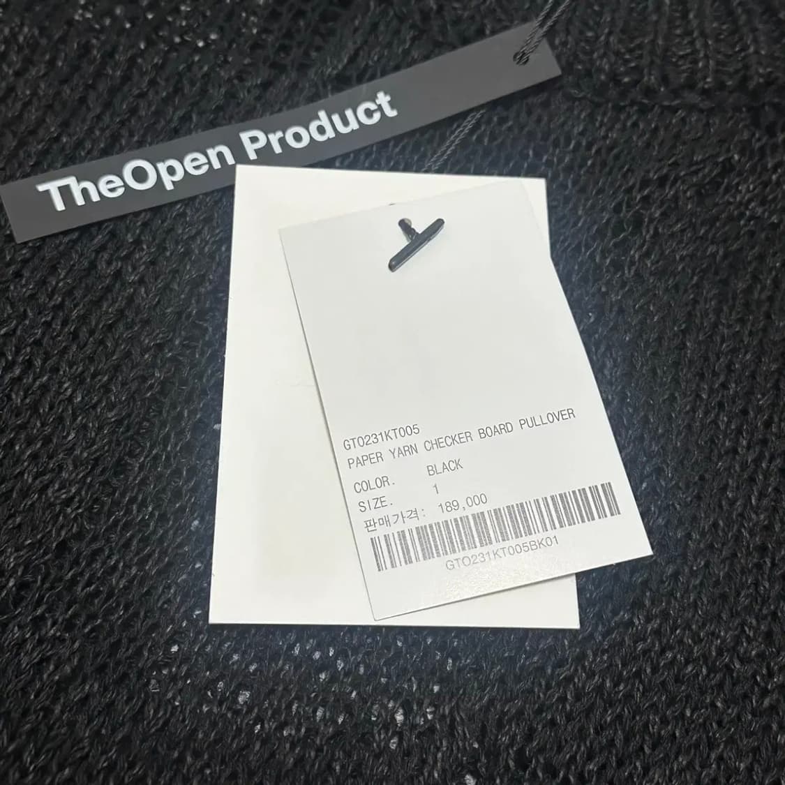 Open yy 더오픈프로덕트 체커보드 상의 티셔츠 상품이미지3