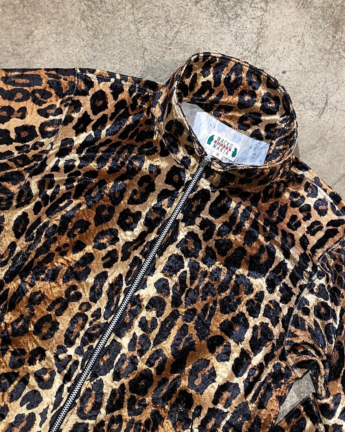 Wackomaria 와코마리아 레오파드 벨루어 트랙 자켓 (B5129) 상품이미지2