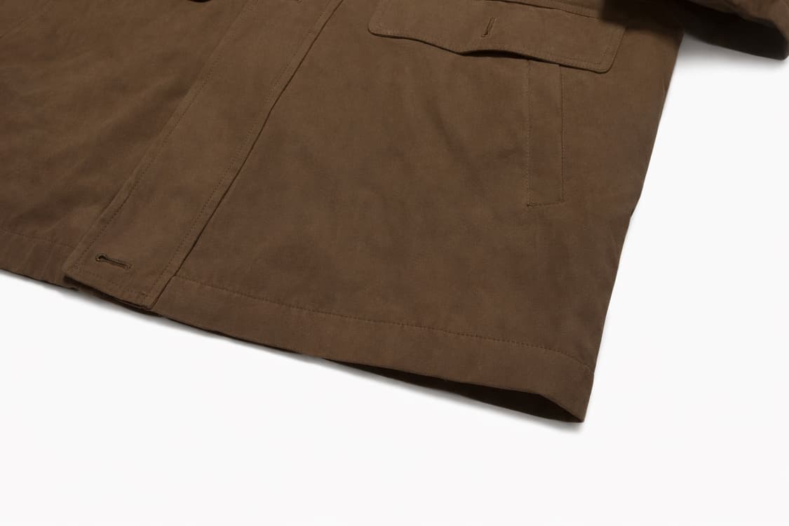 JPN 일본 빈티지 FLYING HAWK 브라운 스웨이드 야상자켓 상품이미지4