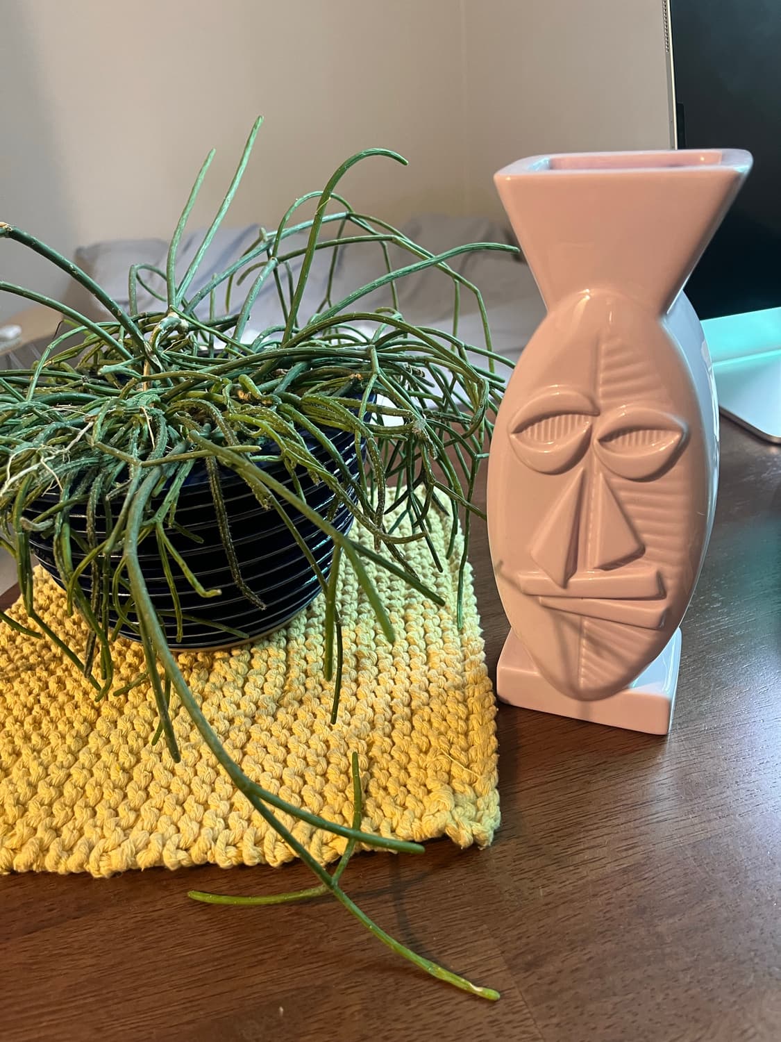 Mask ceramic vase 마스크 세라믹 화병 상품이미지7