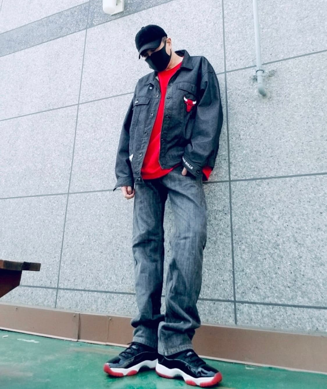 NBA 시카고 불스 데님 트러커 자켓 XL 상품이미지6