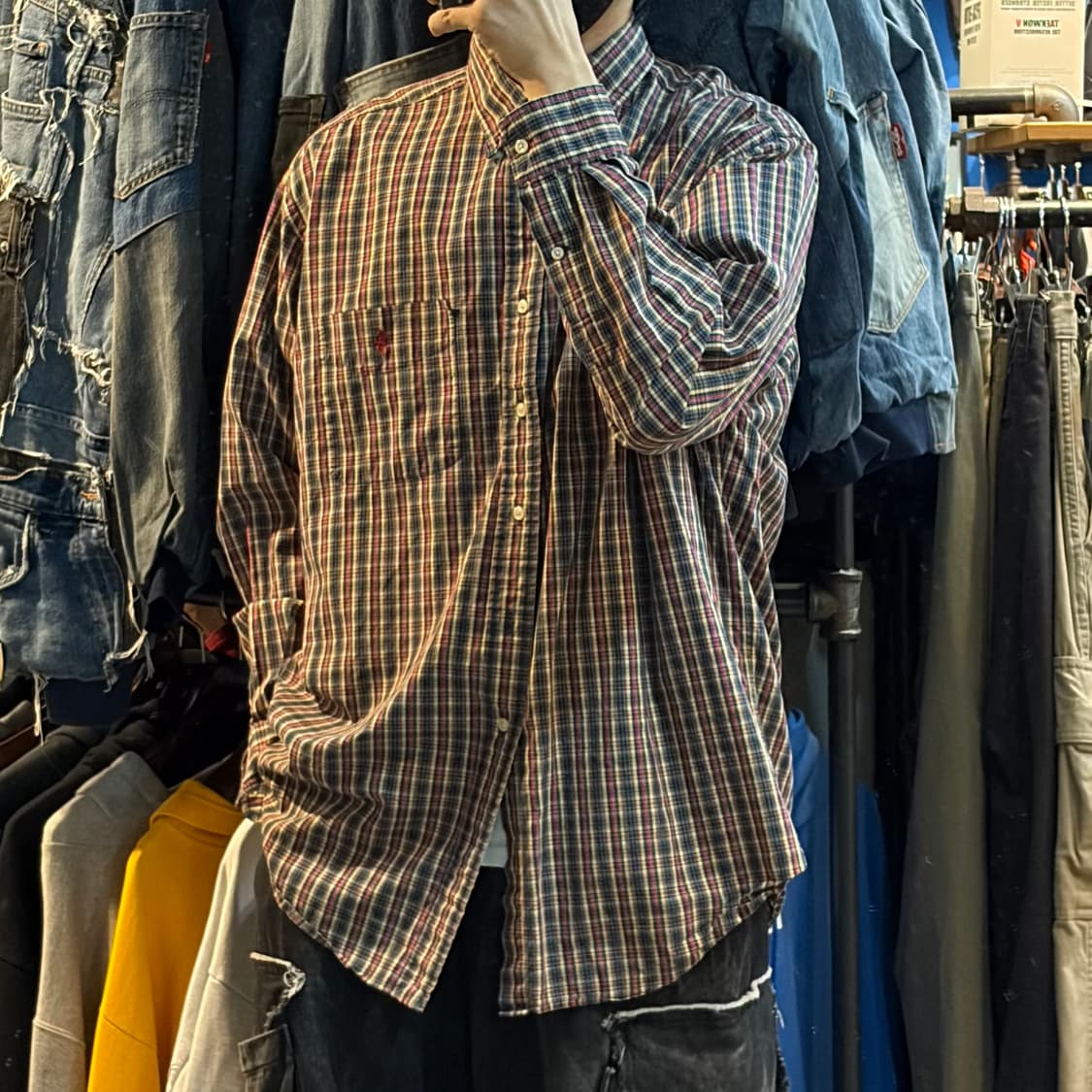 [No.9]Polo 폴로 체크 긴팔셔츠 상품이미지4