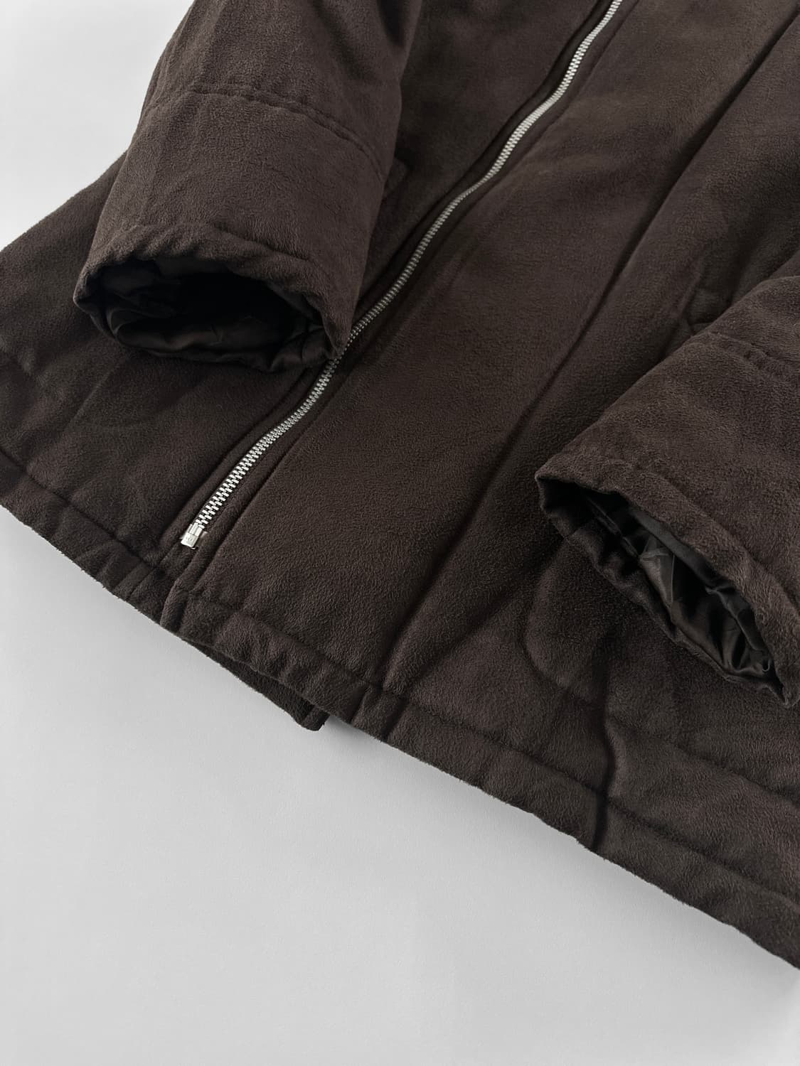 00s 스나오 쿠와하라 퍼 카라 집 업 코트 상품이미지9