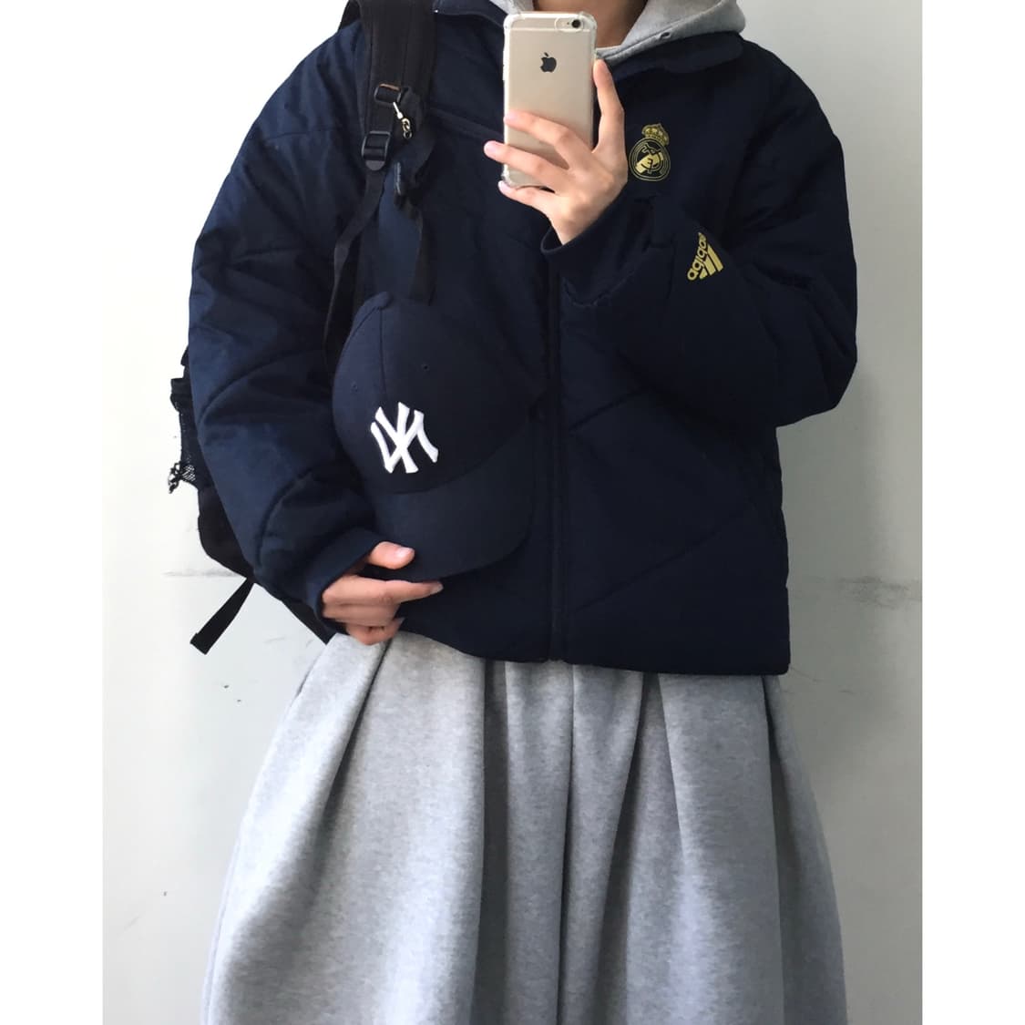 Adidas 아디다스 레알마드리드 패딩 점퍼 상품이미지1