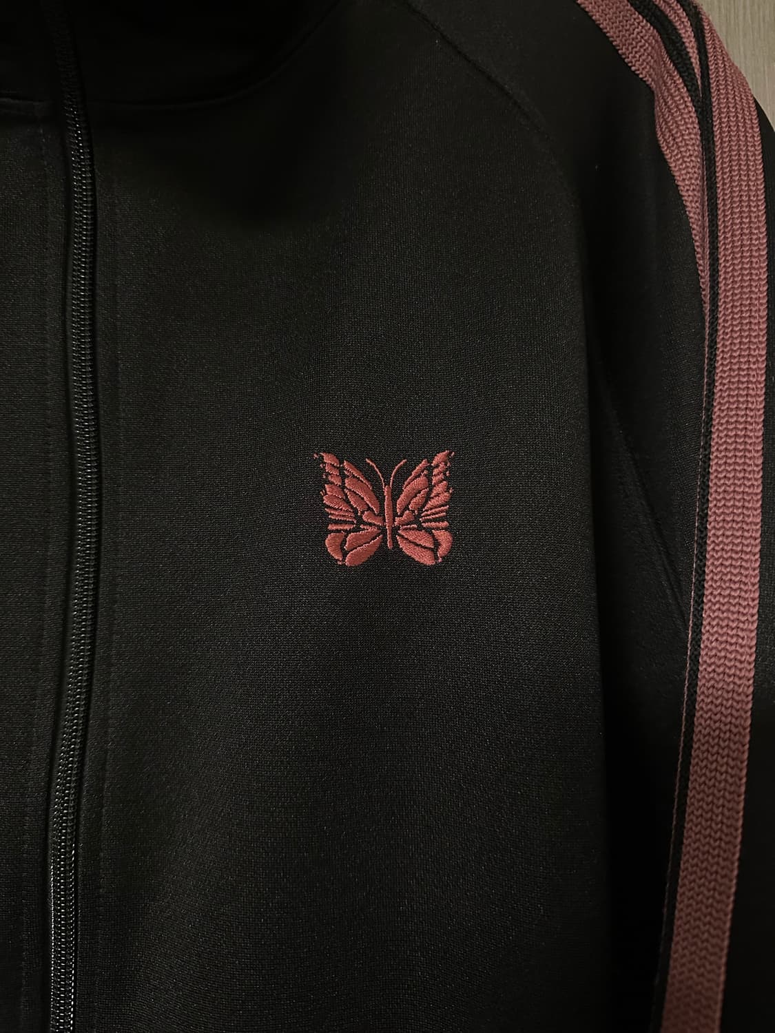 (XL) 니들스 트랙자켓 검핑 블랙 핑크 상품이미지3