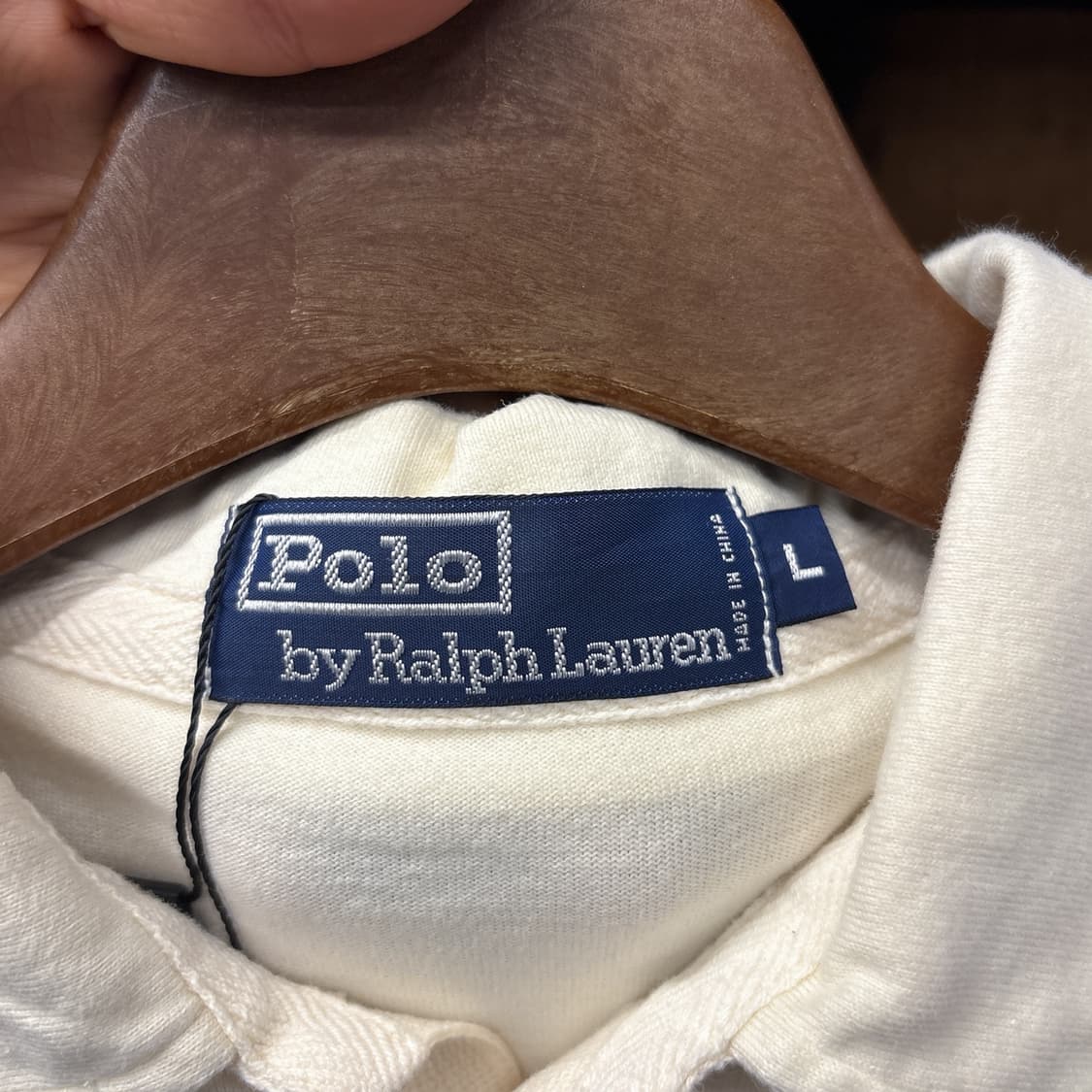 90s 폴로랄프로렌 멀티 스트라이프 블럭 코튼 폴로셔츠 미국생산N1382 상품이미지9