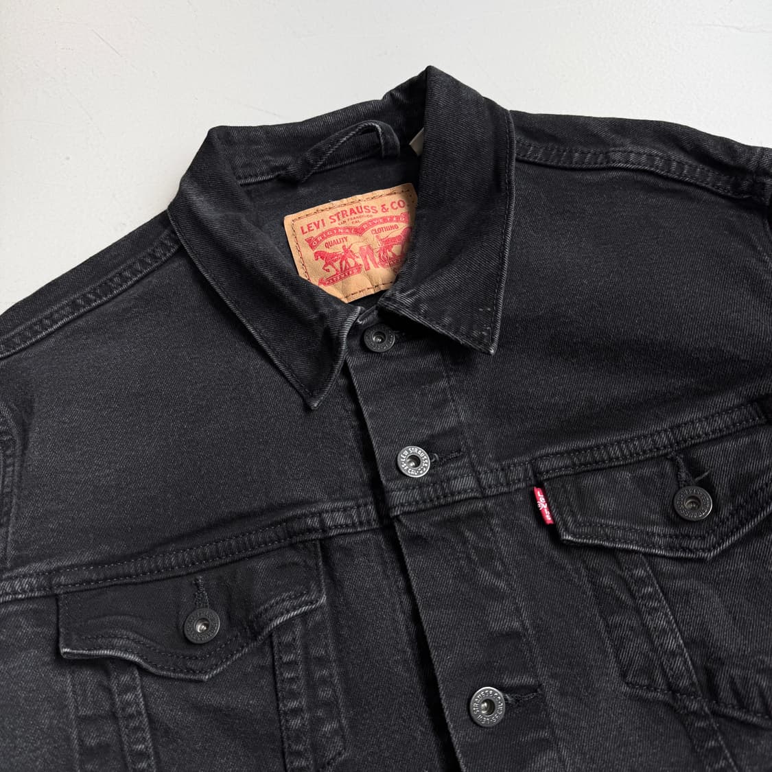 리바이스 흑청 트러커 데님자켓 상품이미지4