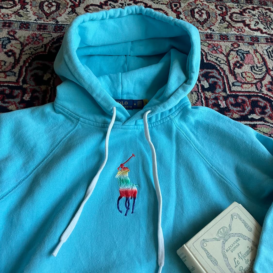 폴로 랄프로렌 레인보우 포니 기모 후디 상품이미지6