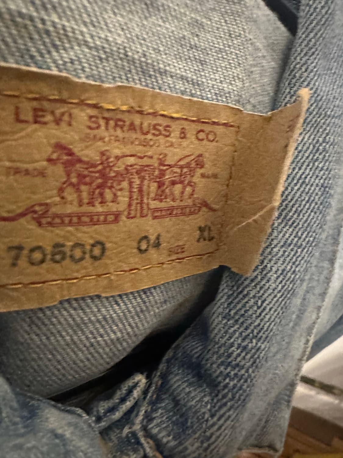 XL)00s 리바이스 3세대 자켓 유럽판 상품이미지4