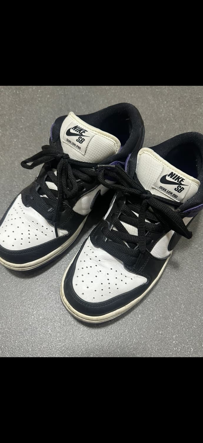 나이키 SB 덩크로우 프로 코트 퍼플 250 상품이미지1