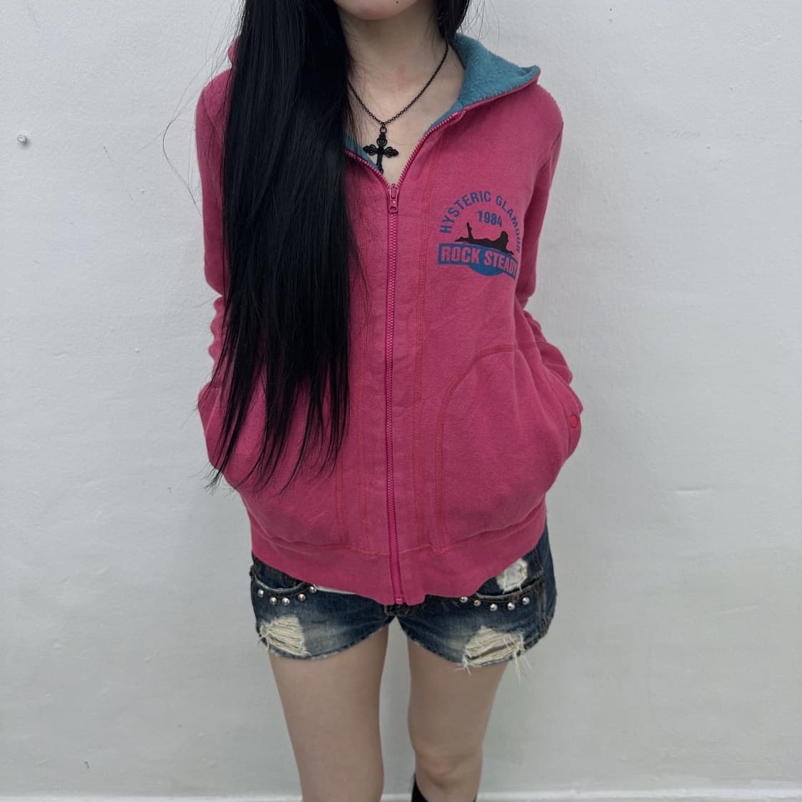 Hystetic glamour Rock steady hoodie 상품이미지3