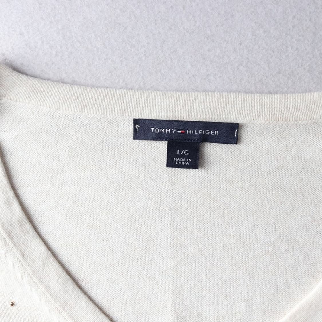 타미힐피거 올드스쿨 화이트니트 상품이미지5