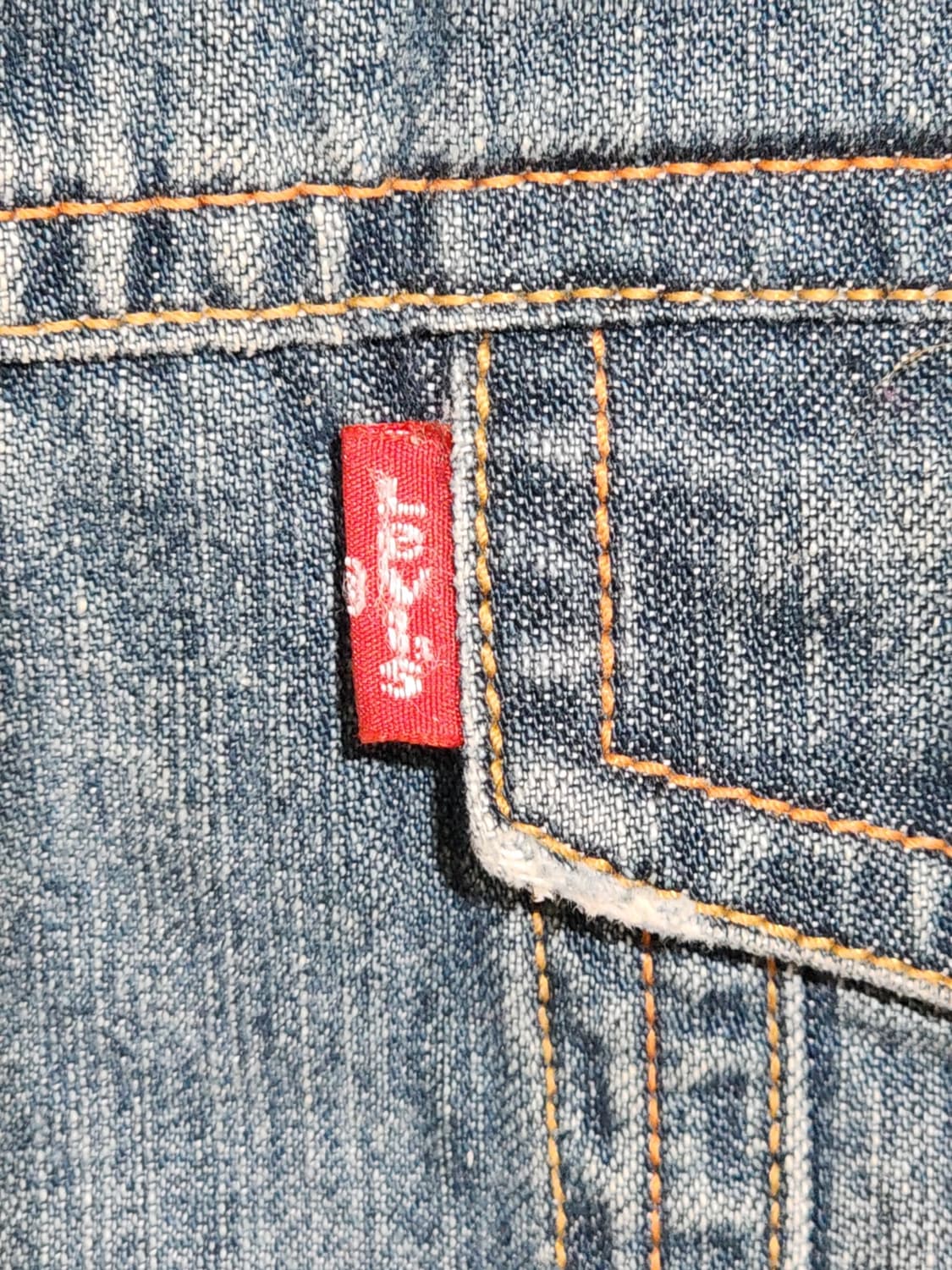 (95) 리바이스 청조끼 레드탭 데님 베스트  상품이미지4