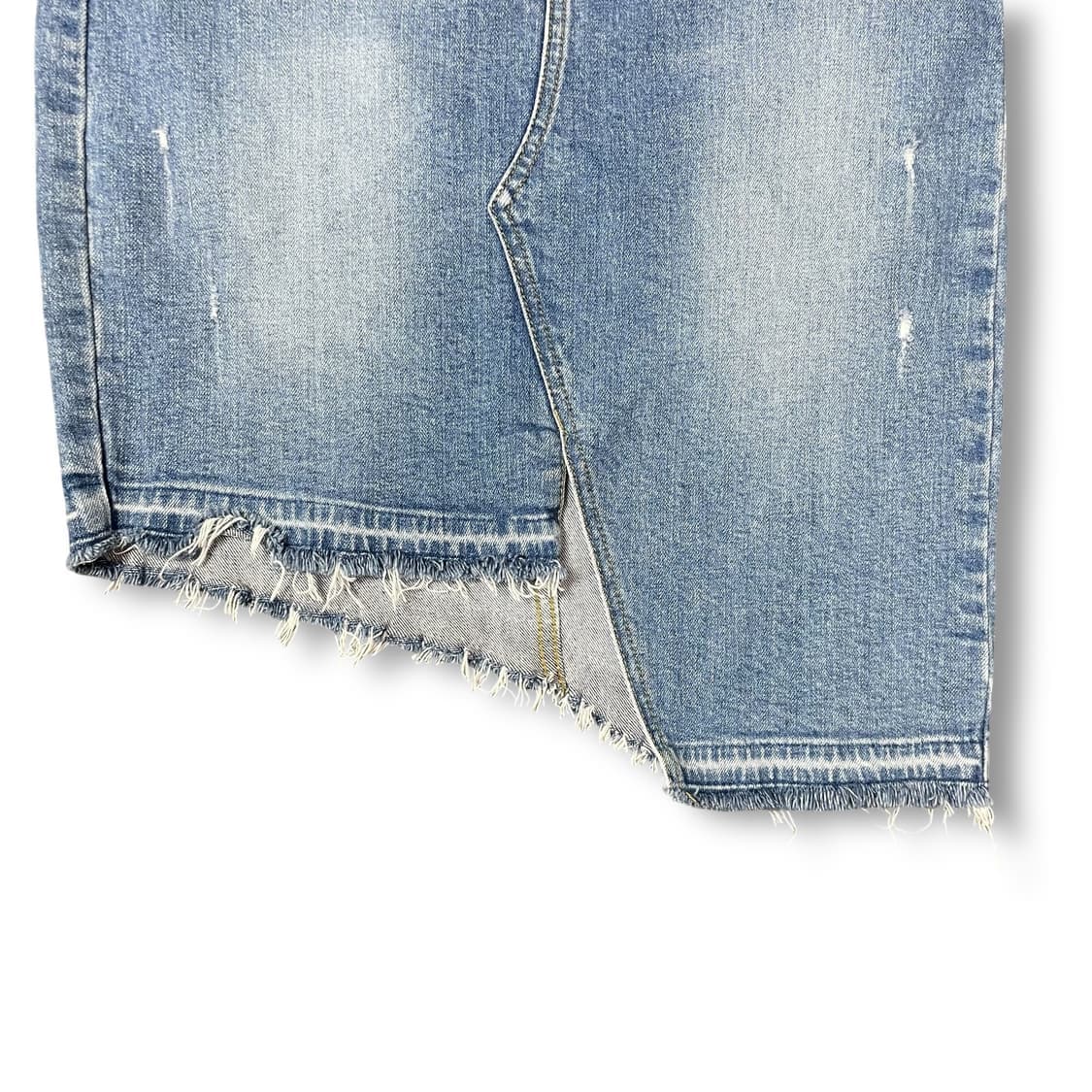 (27) GUESS 게스 언발 데님 미디 스커트 상품이미지3