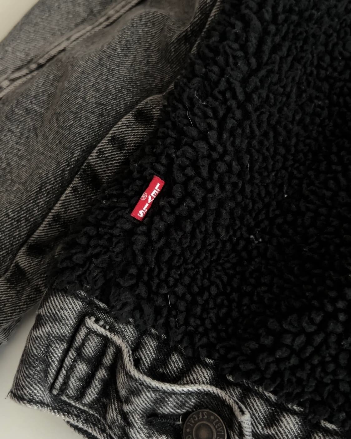 리바이스 그리즐리 쉐르파 데님 자켓 S 상품이미지4