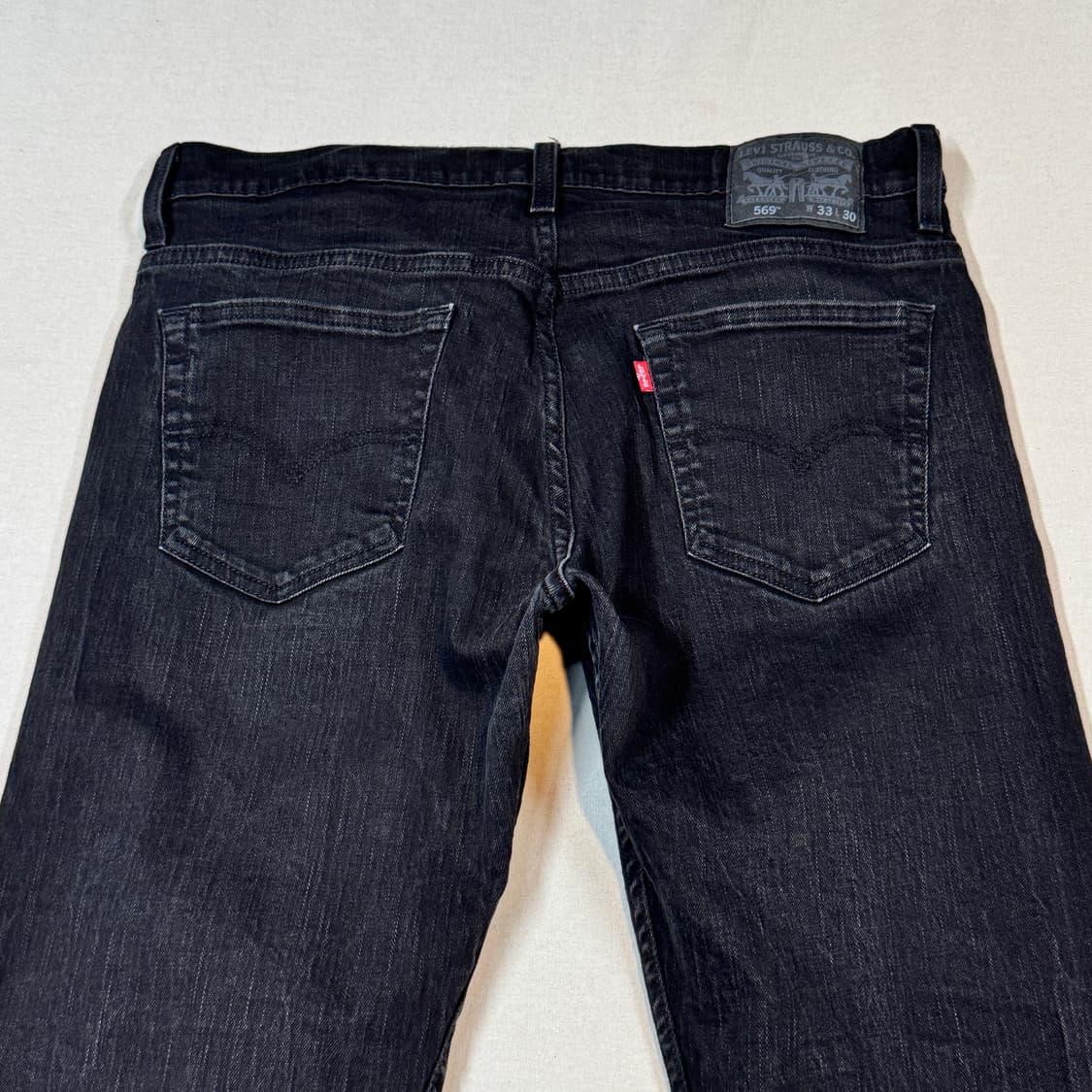 34inch) 리바이스 569 블랙진 데님 청바지 상품이미지2