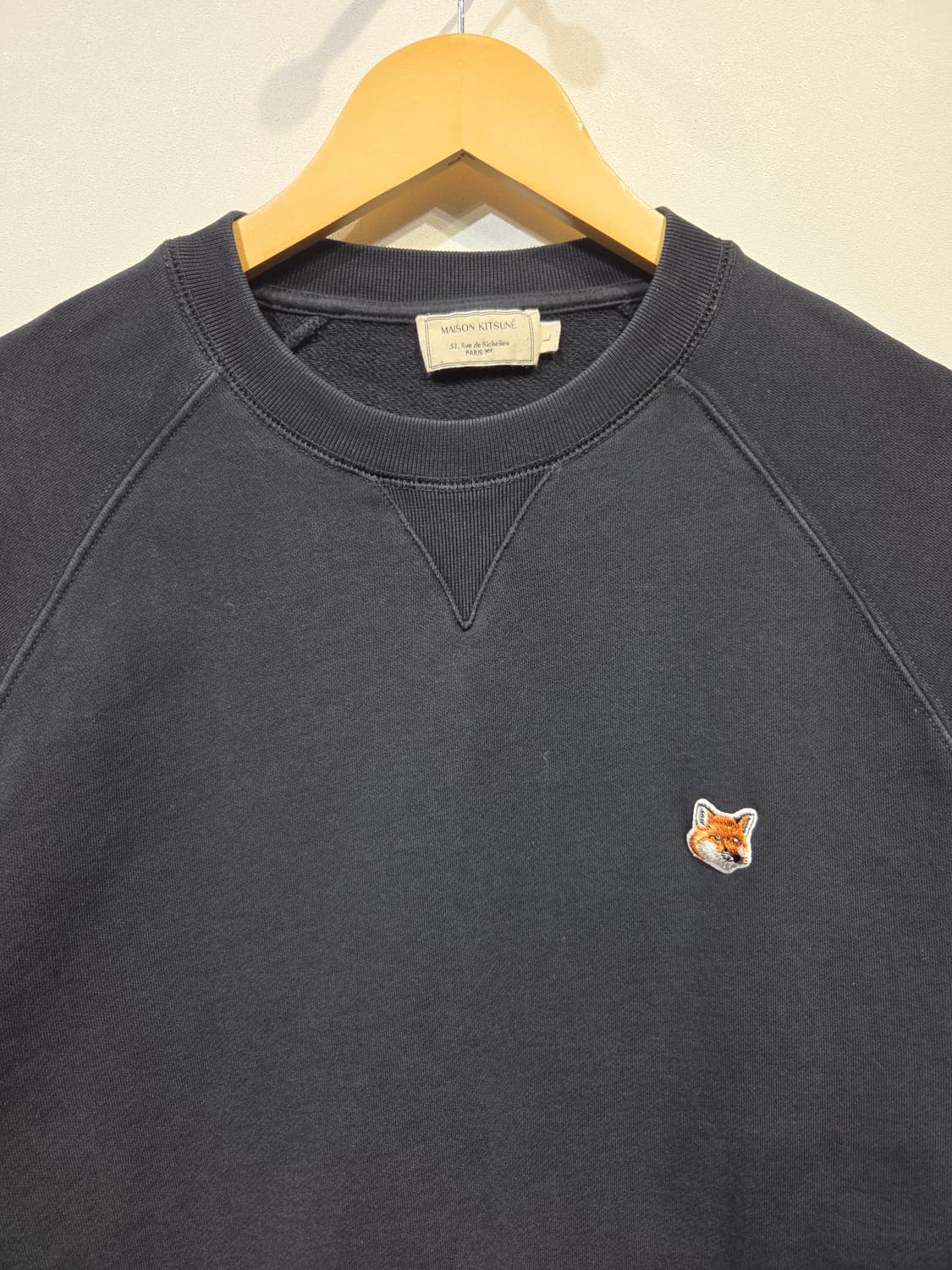 메종키츠네 폭스헤드 패치 맨투맨 상품이미지3