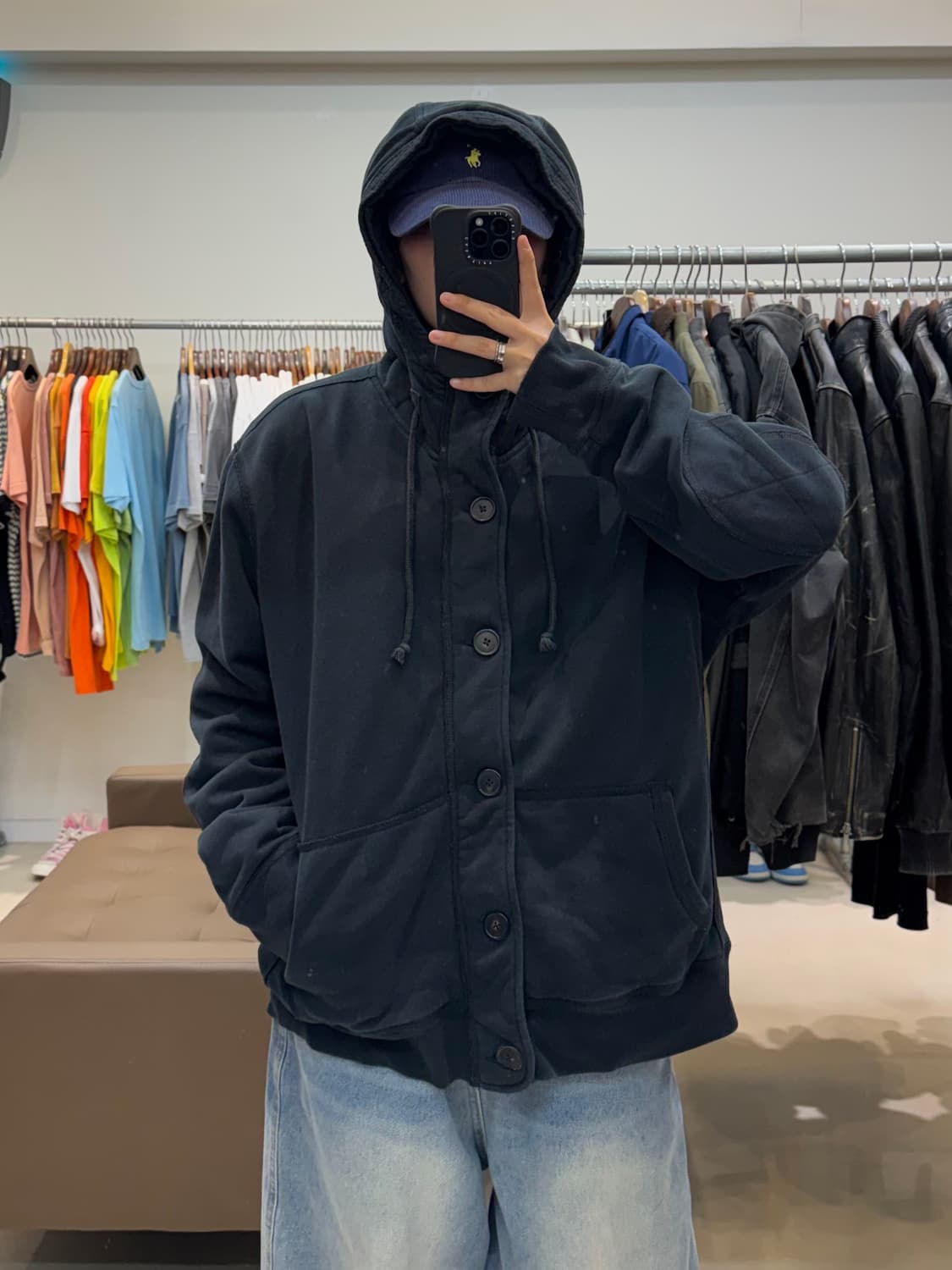 00s 폴로 랄프로렌 버튼 후드 자켓  상품이미지5
