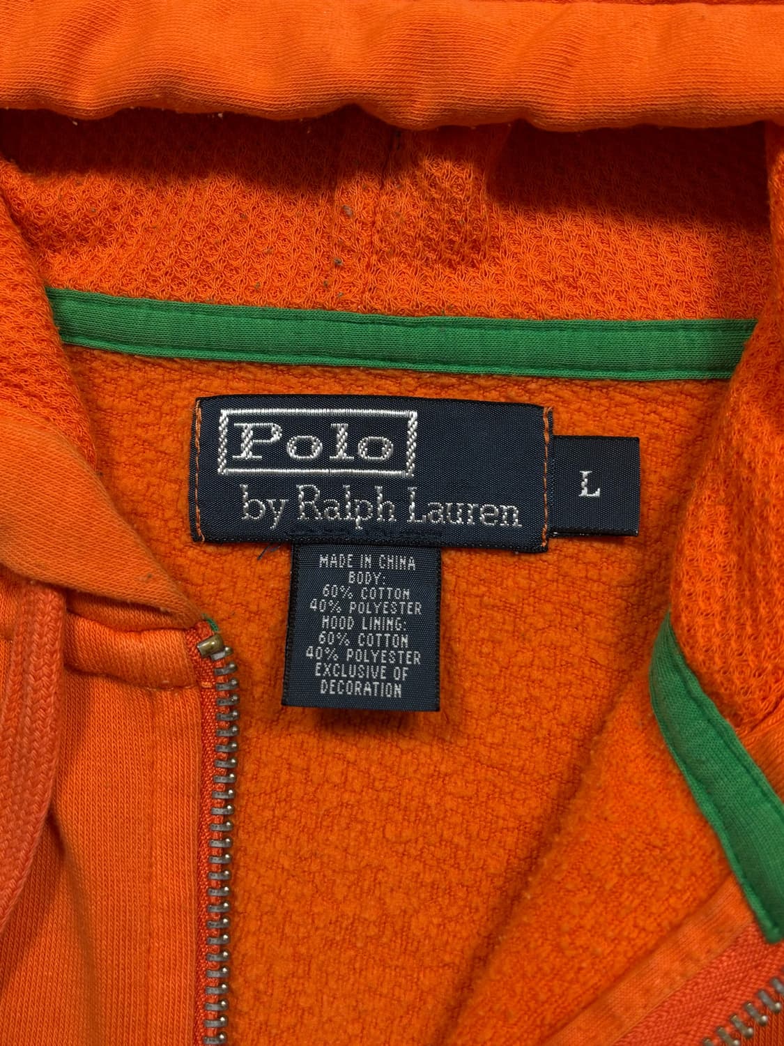 폴로 오렌지 후드집업 상품이미지6