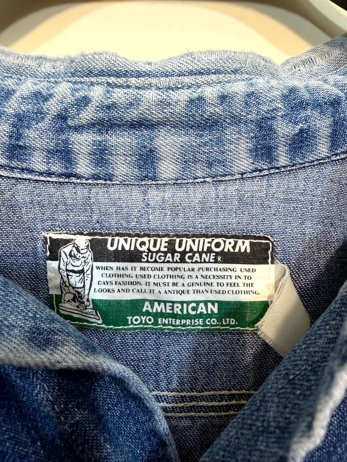 90s SUGAR CANE 데님셔츠 상품이미지5