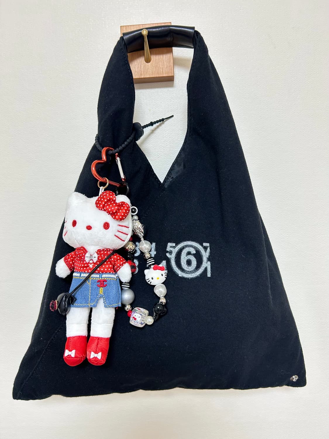 ♥️🩵롱다리키티 커스텀 키링 -화이트스킨도트블라우스 상품이미지8