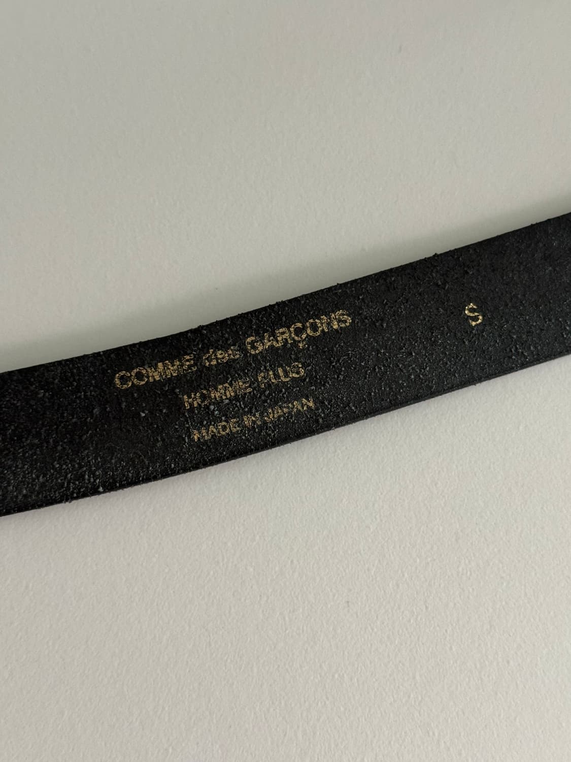 꼼데가르송 옴므 플러스 핑크 가죽 벨트 S  상품이미지4