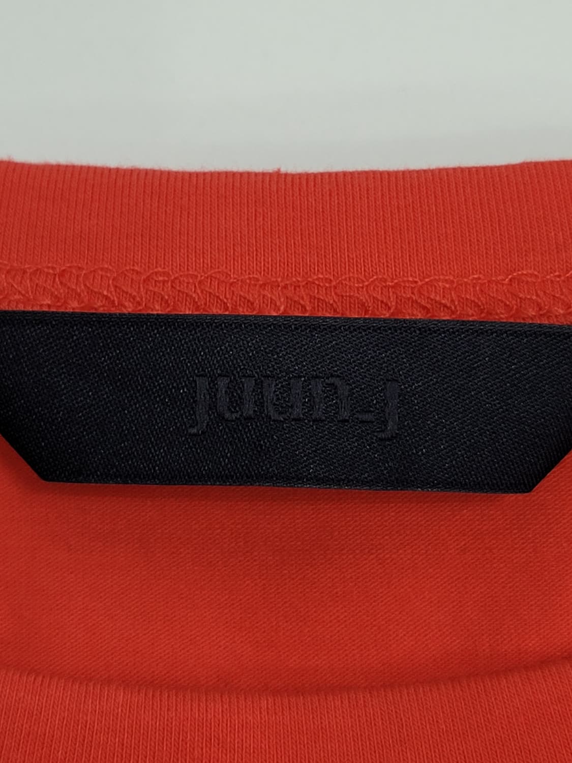 JUUN.J 22SS 준지 자수 로고 크롭 티셔츠 / 여 38 (85)  상품이미지8