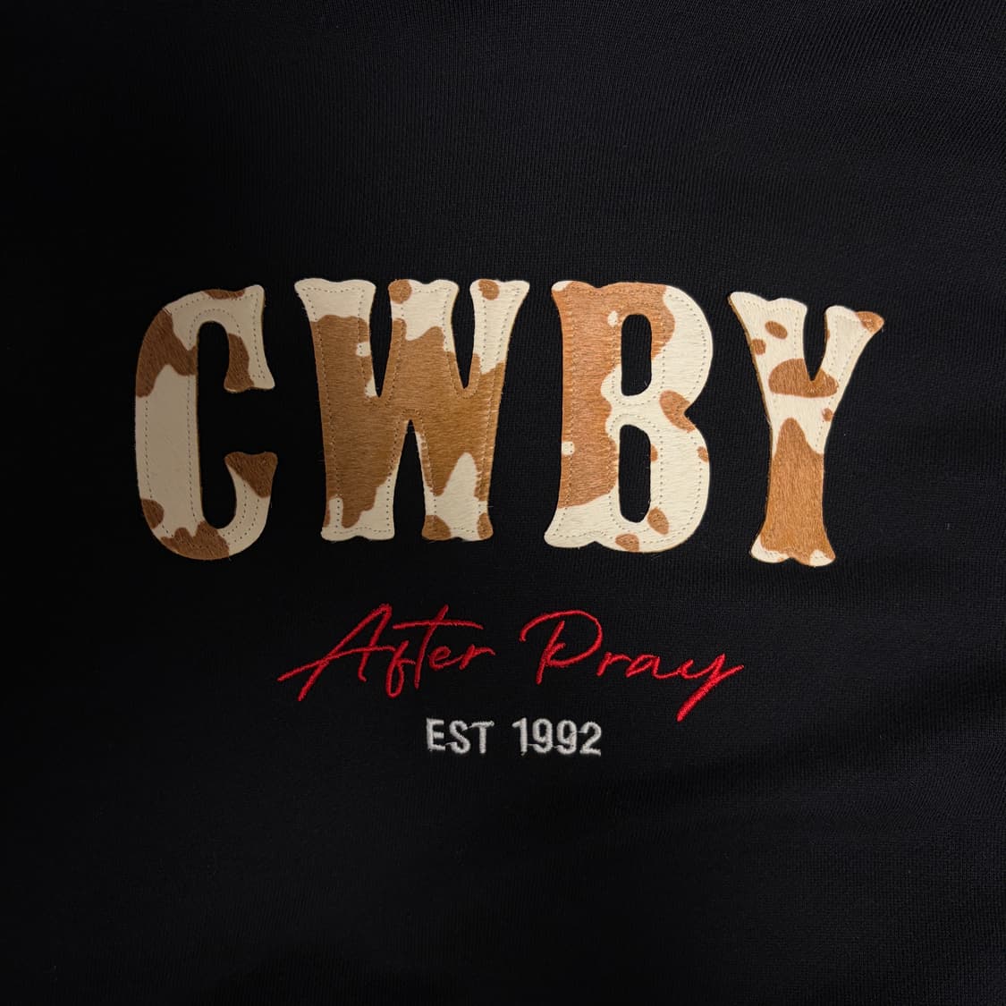 애프터프레이 CWBY 풀오버 스웨트 후디 블랙 상품이미지4