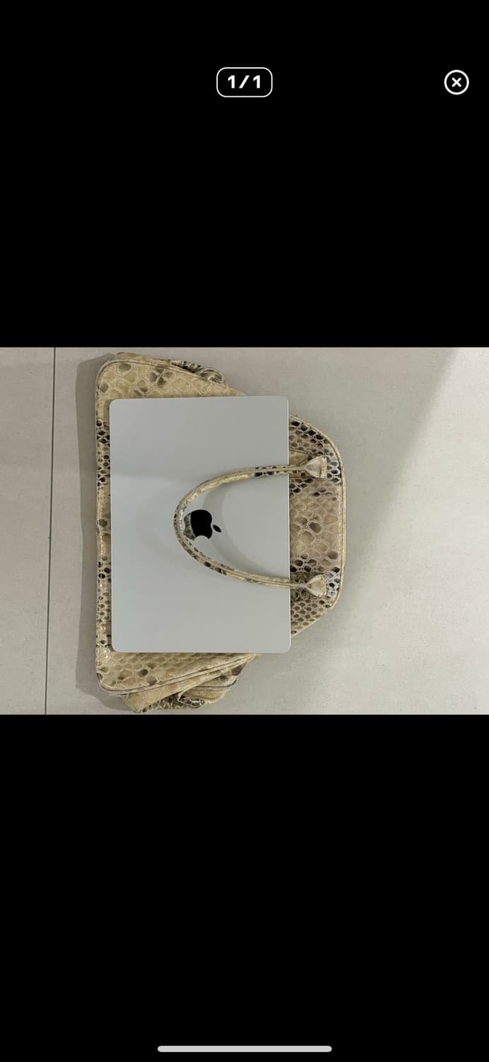 *급처 3월까지* 비비안웨스트우드 파이톤 뱀피가죽 가방 도트백 상품이미지6