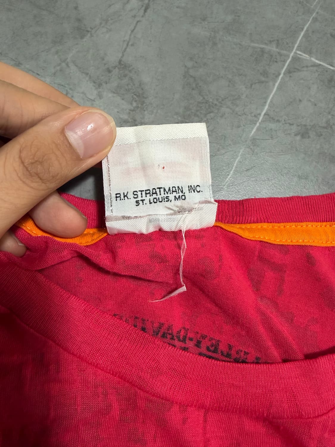 할리데이빈슨 반팔티 핑크  상품이미지4