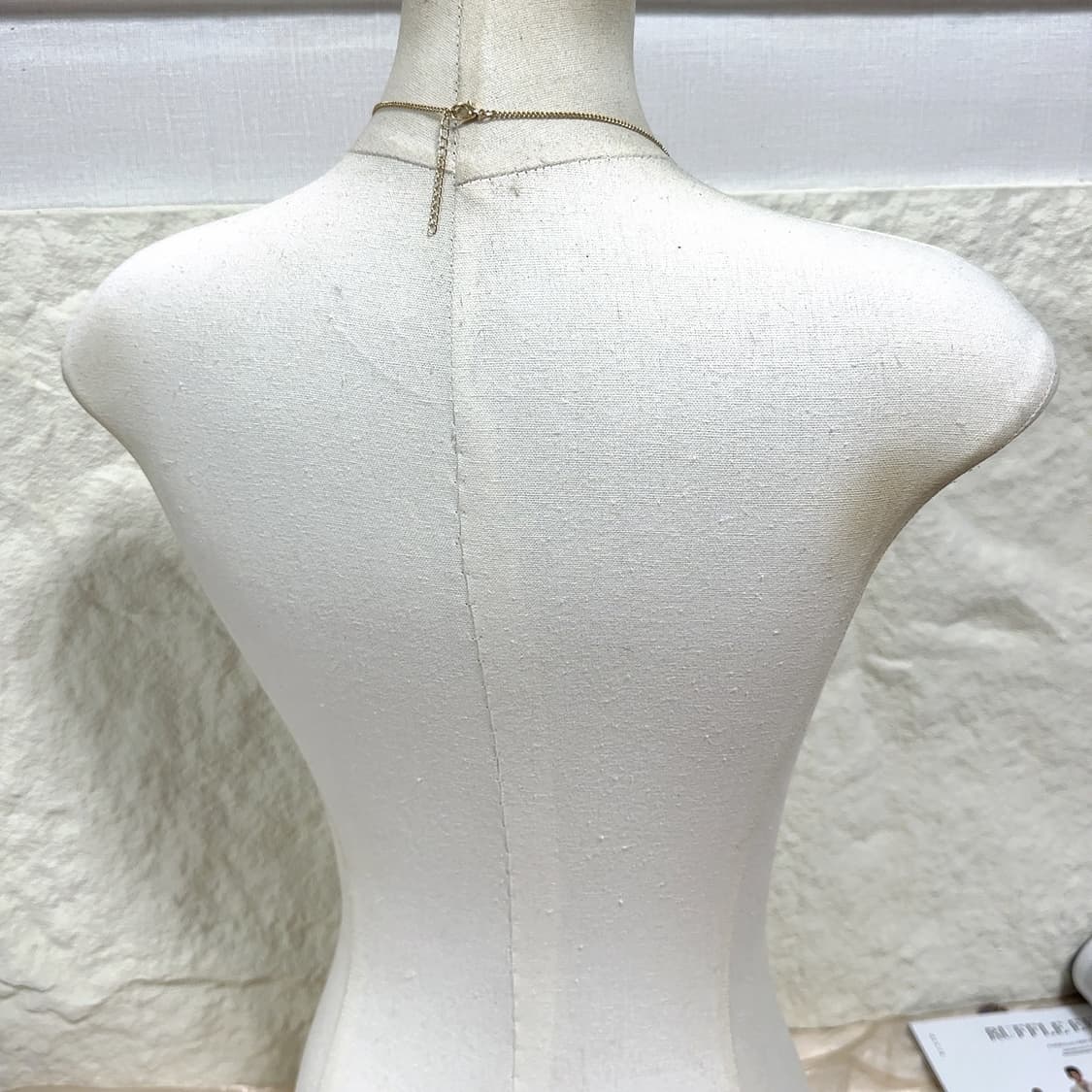 빈티지 메탈 기하 쿠바체인 목걸이 상품이미지3