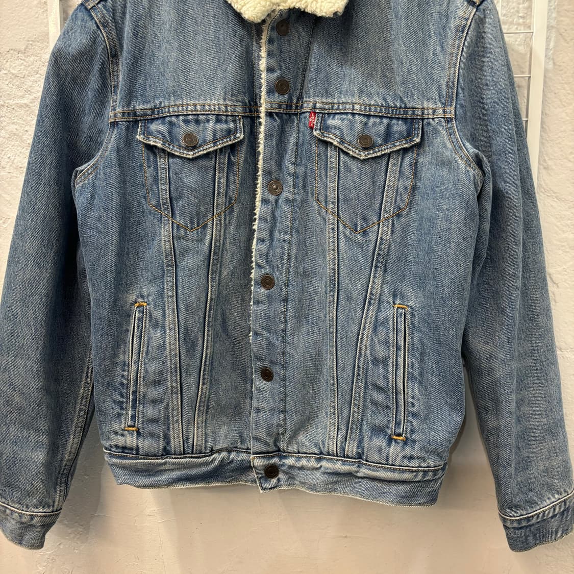 리바이스 쉐르파 데님 자켓 M 상품이미지4