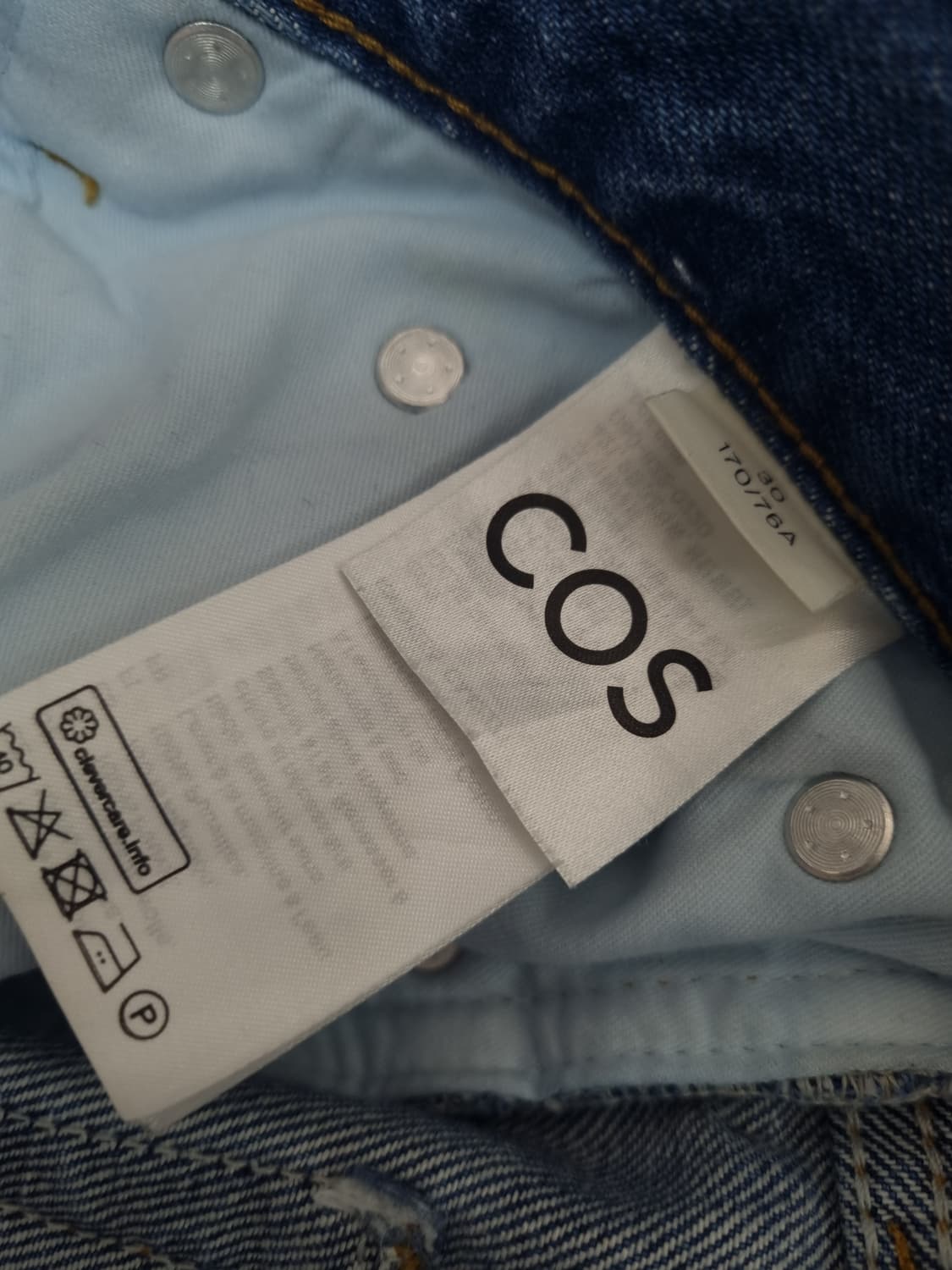 cos 라이더 와이드 레그 진 라이트 블루 상품이미지10