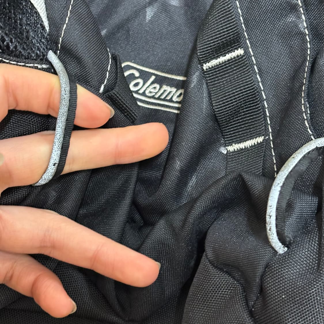 희귀) 콜맨 별무늬 백팩 대장템 일본 빈티지 노트북 가방 배낭 도트 체크 상품이미지8