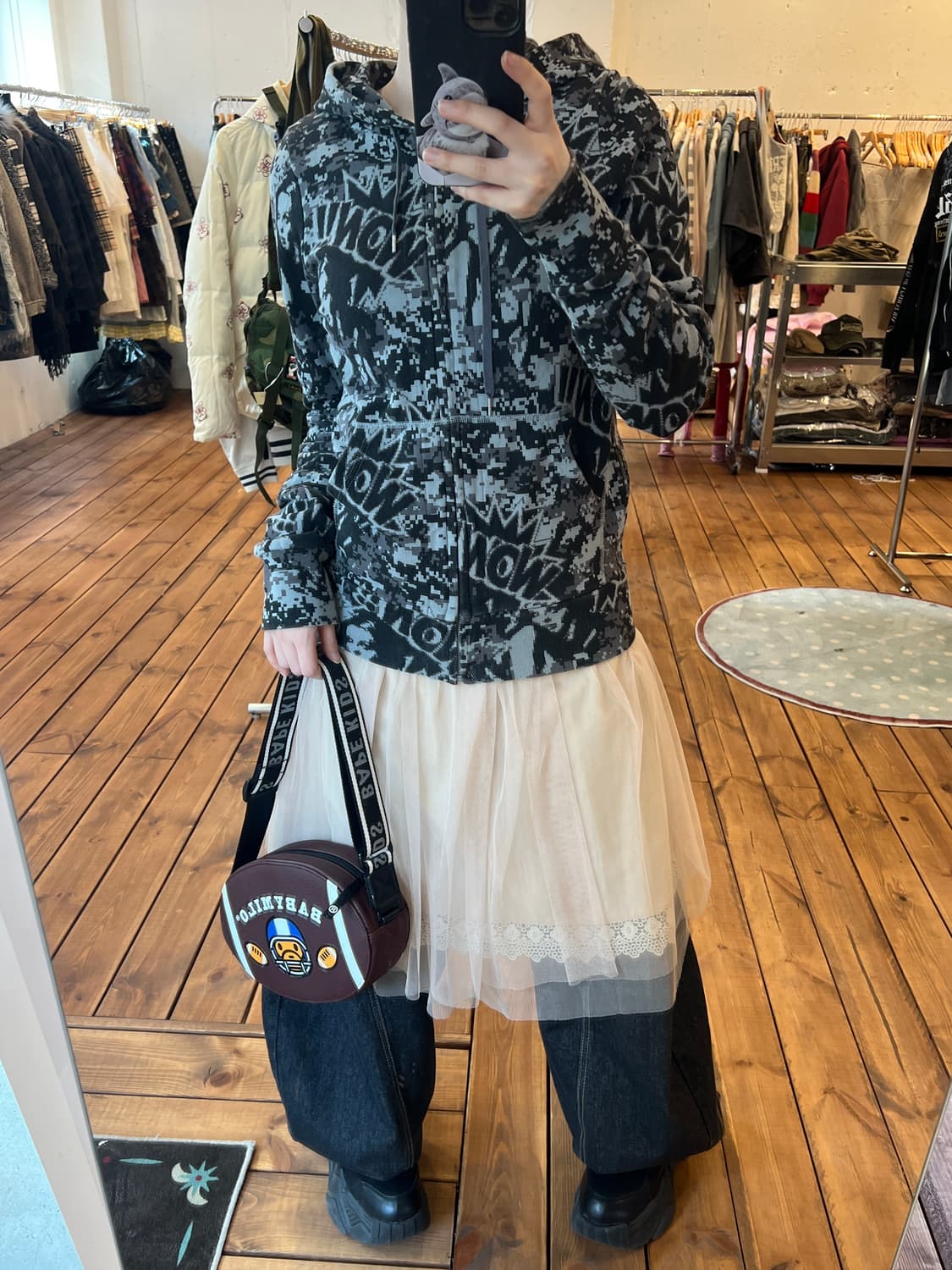 히스테릭글래머 그래픽 히스걸 후드집업 상품이미지4